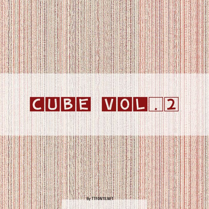cube vol.2 example